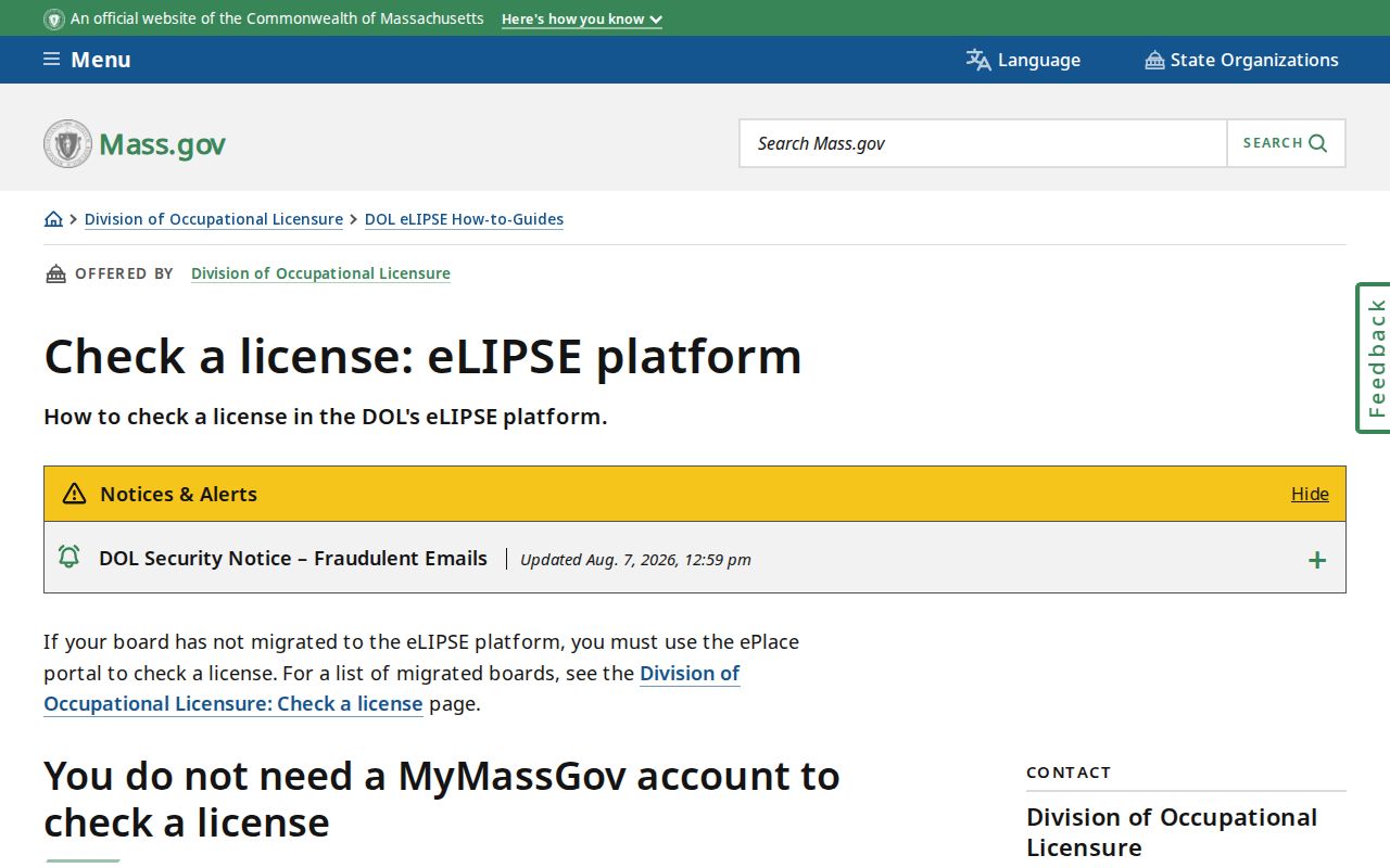 Middleborough residents directory Massachusetts eLIPSE license search