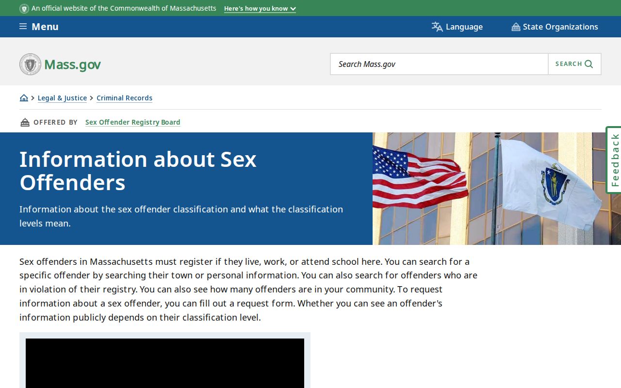 Middleborough resident lookup view of Massachusetts public registry information