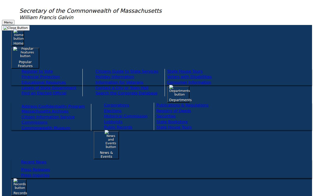 Middleborough resident lookup view of the Massachusetts Archives vital citation search